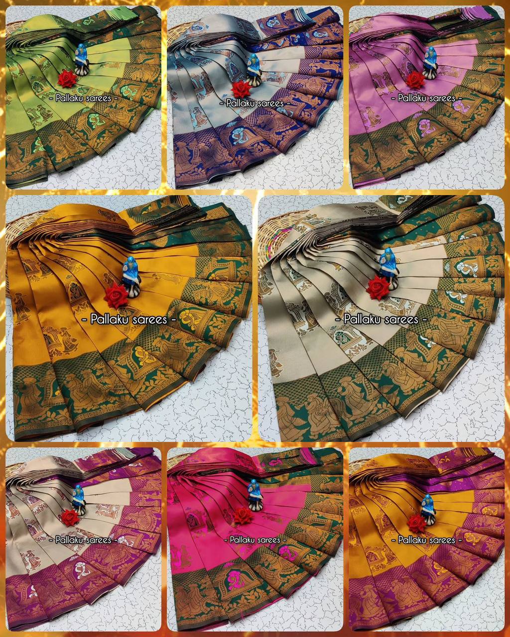 Kubera Elite Meena Fancy Light Weight Silk Sarees