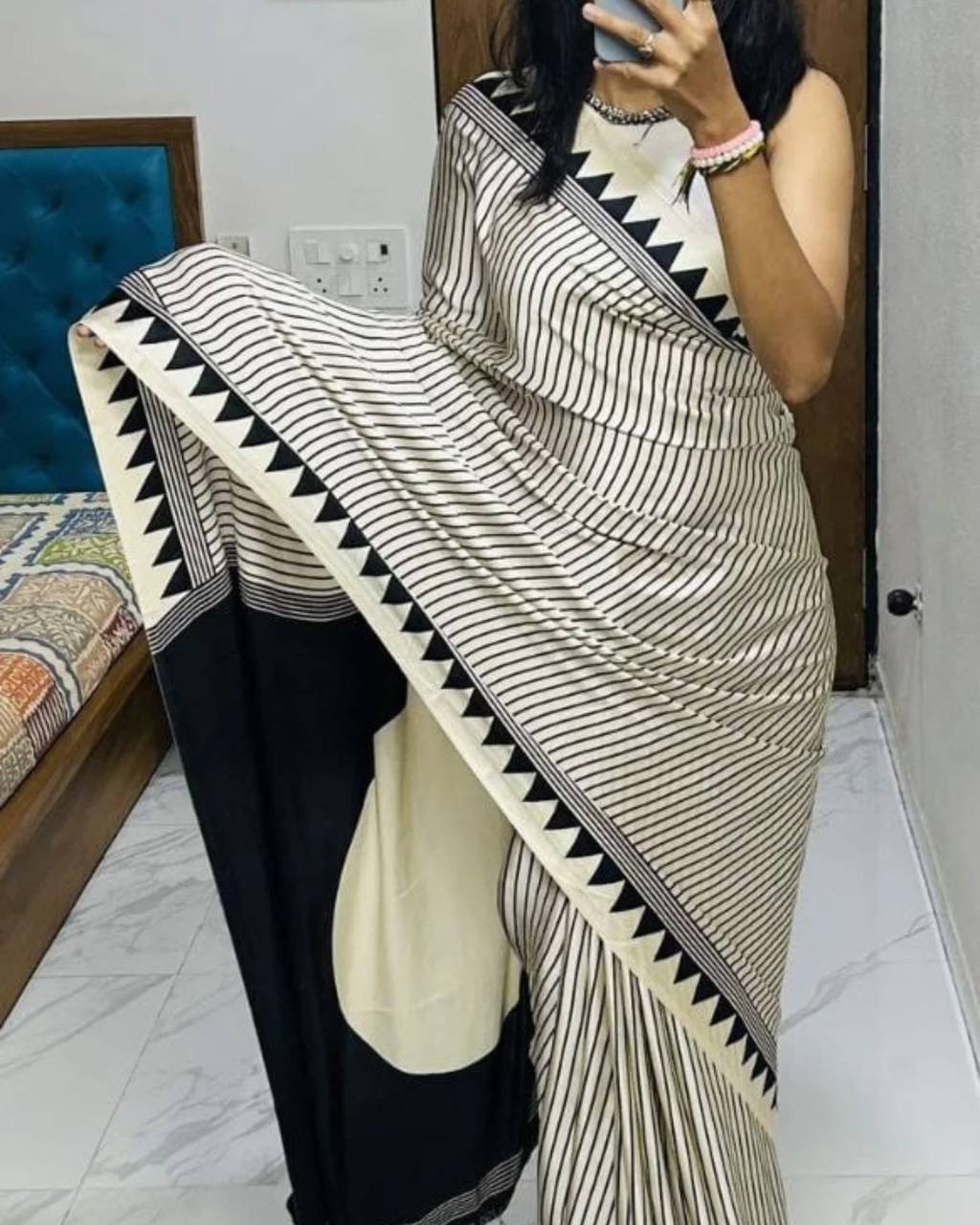 New Launching Pure Gajji Soft Silk saree