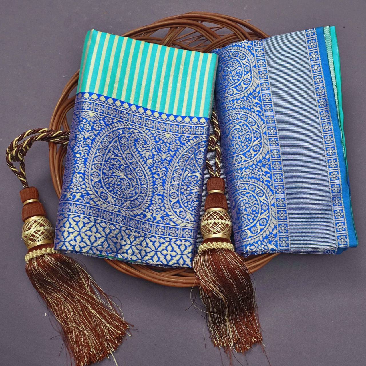Beautiful Art Silk Jacquard Border Saree