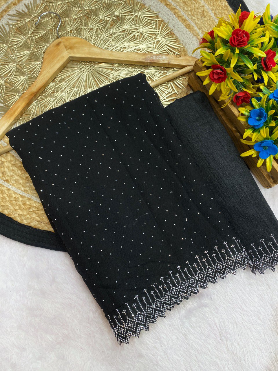 New Design Launch Daimond Hit Design Fully Work Saree