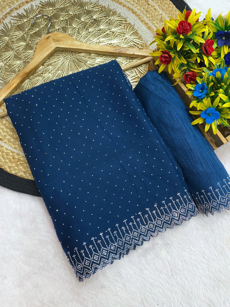 New Design Launch Daimond Hit Design Fully Work Saree