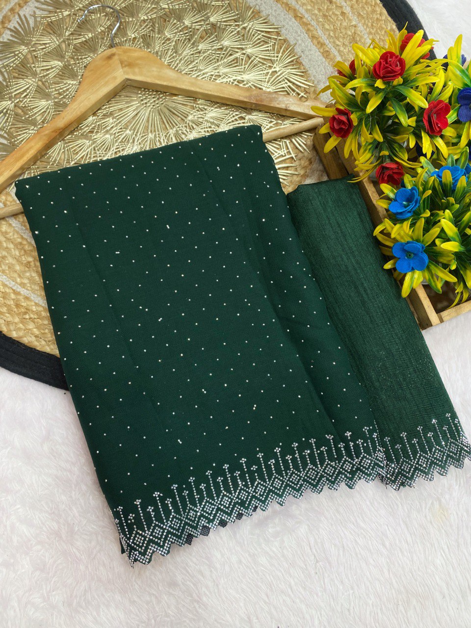 New Design Launch Daimond Hit Design Fully Work Saree