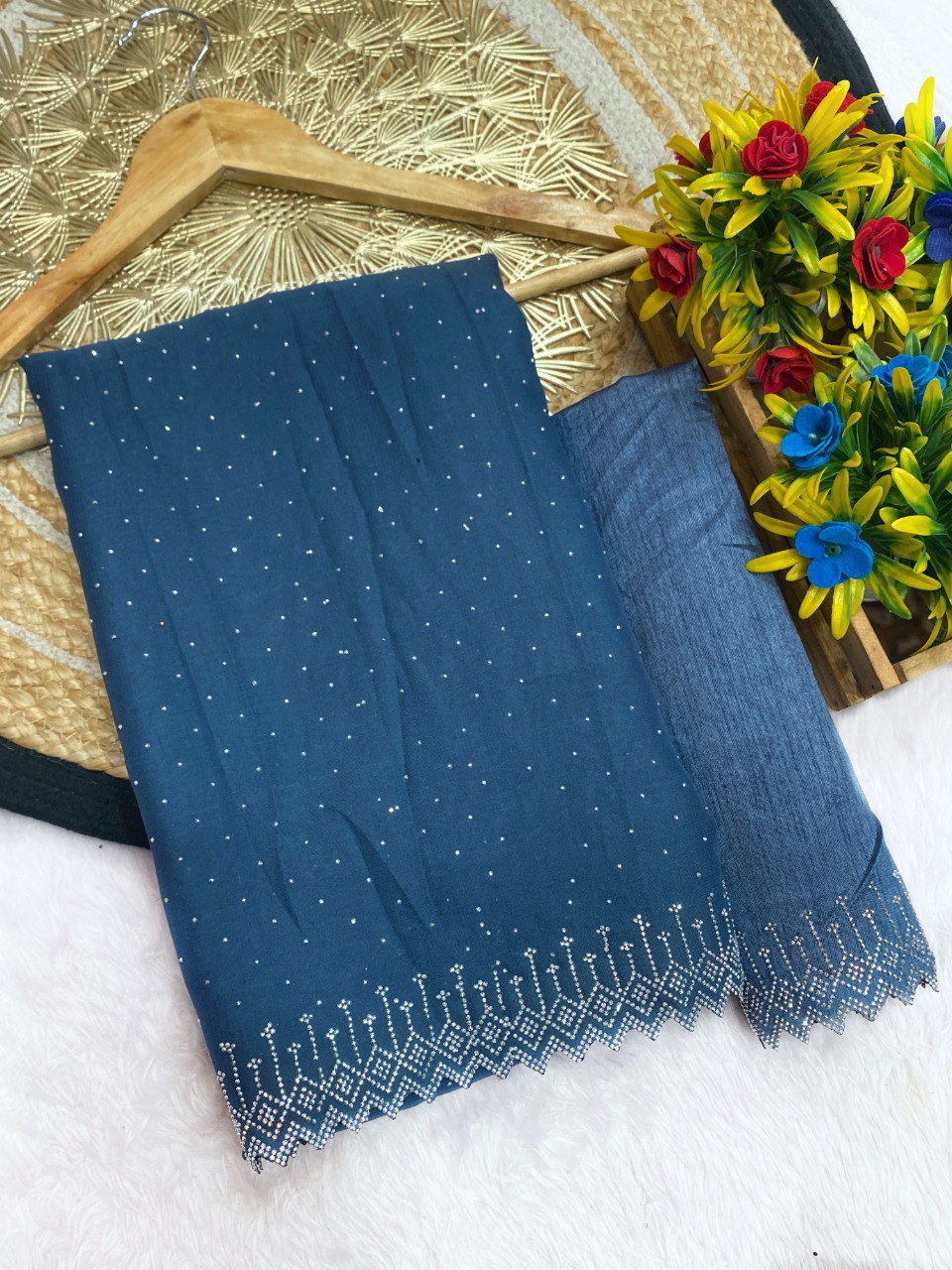 New Design Launch Daimond Hit Design Fully Work Saree