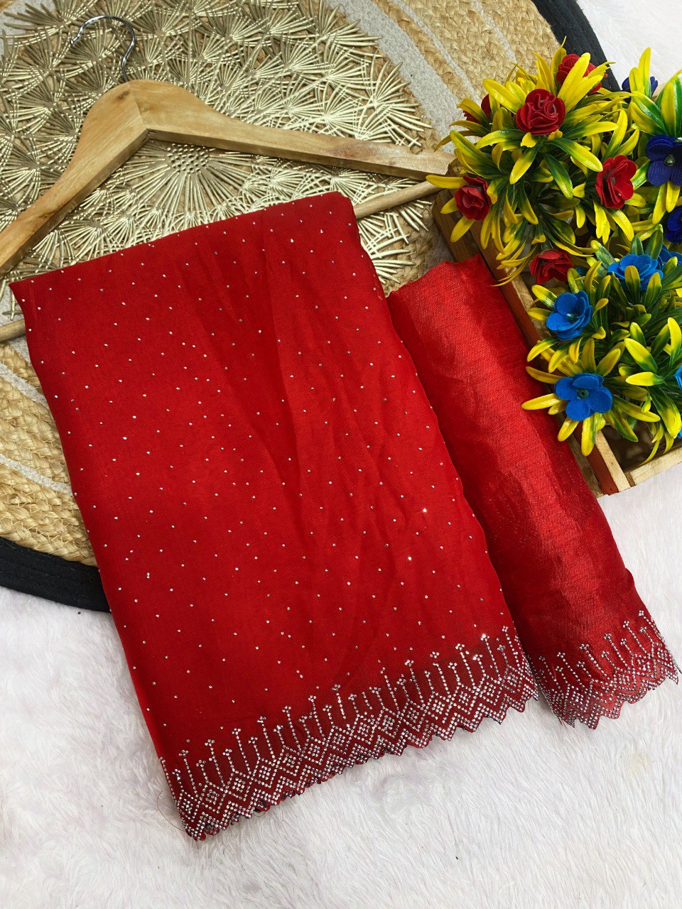 New Design Launch Daimond Hit Design Fully Work Saree