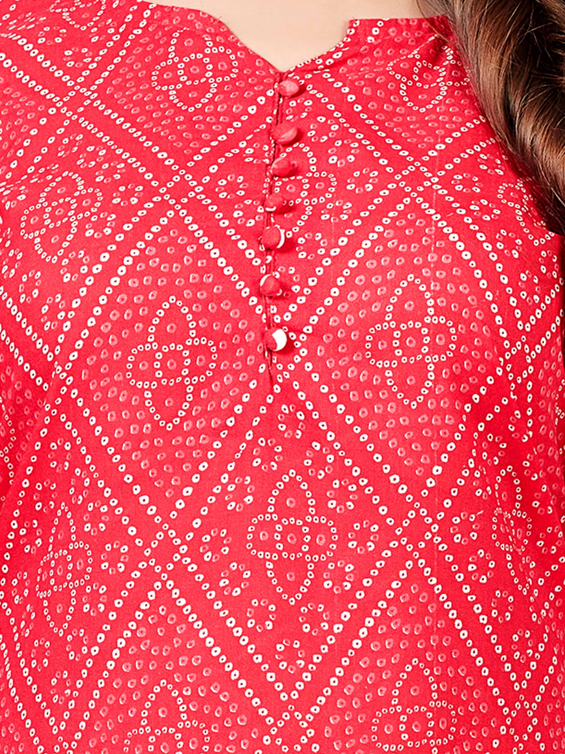 Perfect Pairing Two-Piece Cotton Kurti with Pant!