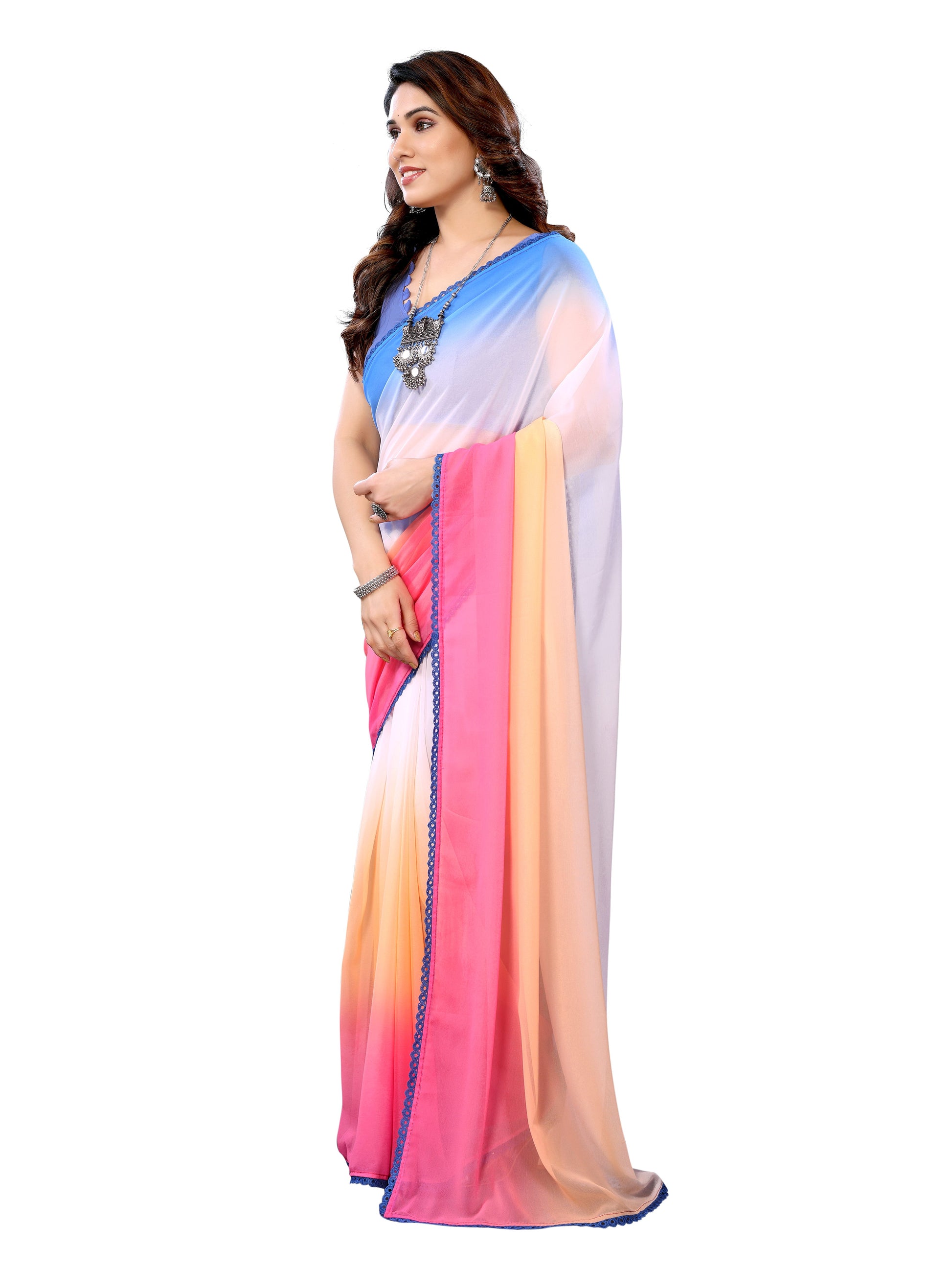 Ready to Wear Georgette Printed Saree