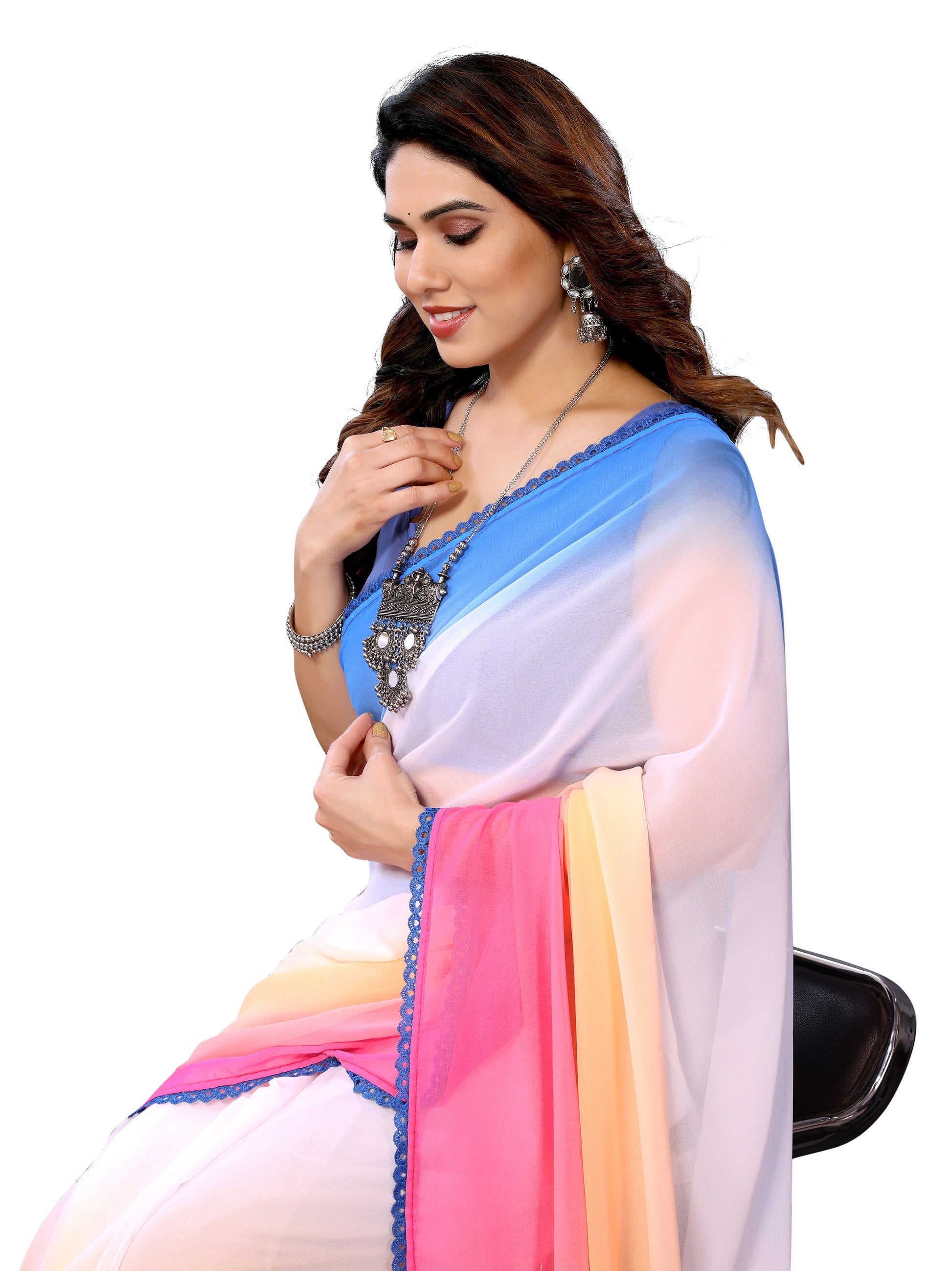 Ready to Wear Georgette Printed Saree