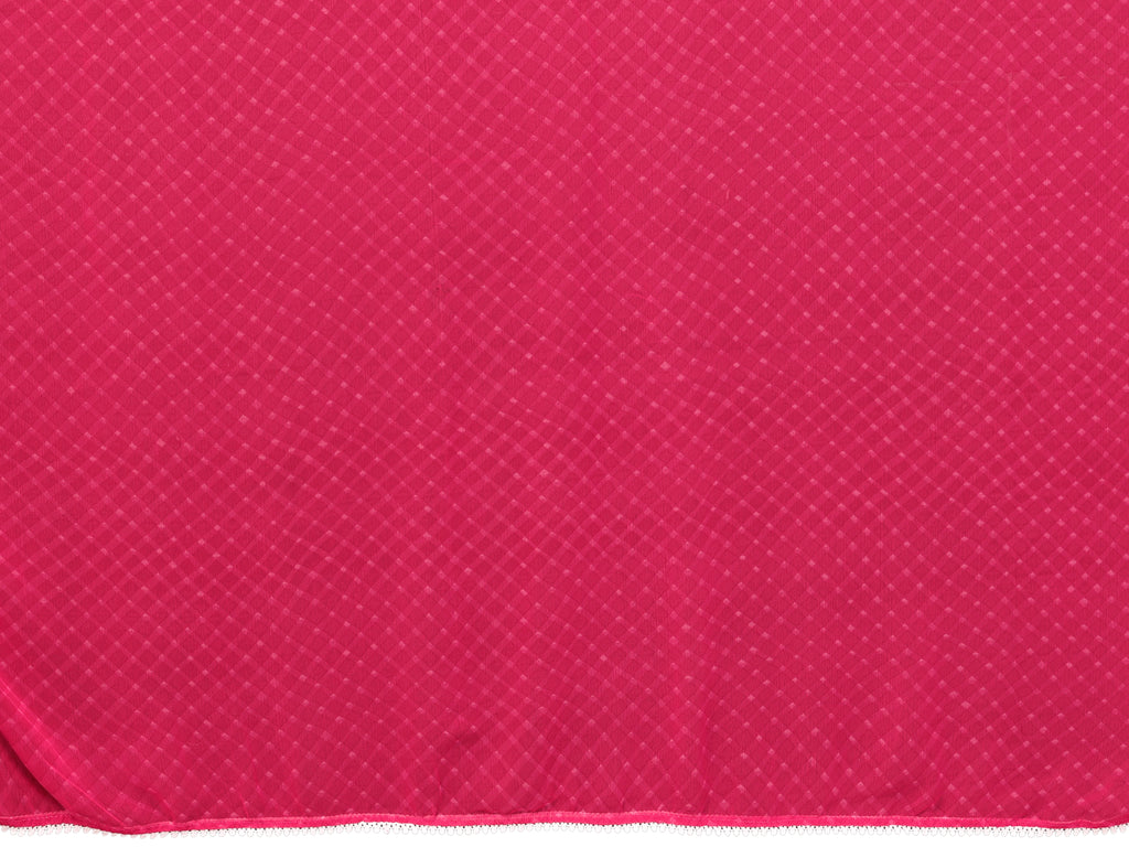 Ready to Wear Pink Color Printed Georgette Saree with Lace