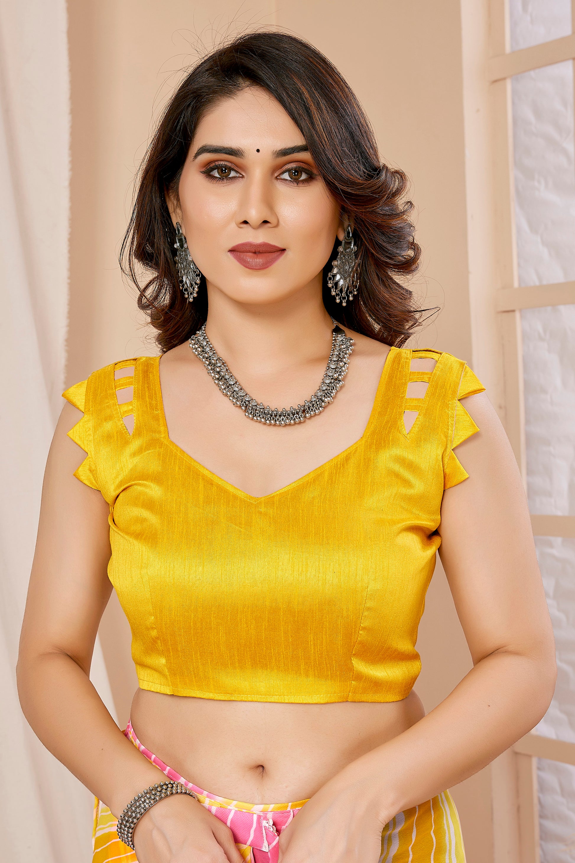 Easy Draping Georgette Saree – Printed Ready to Wear for Daily Comfort