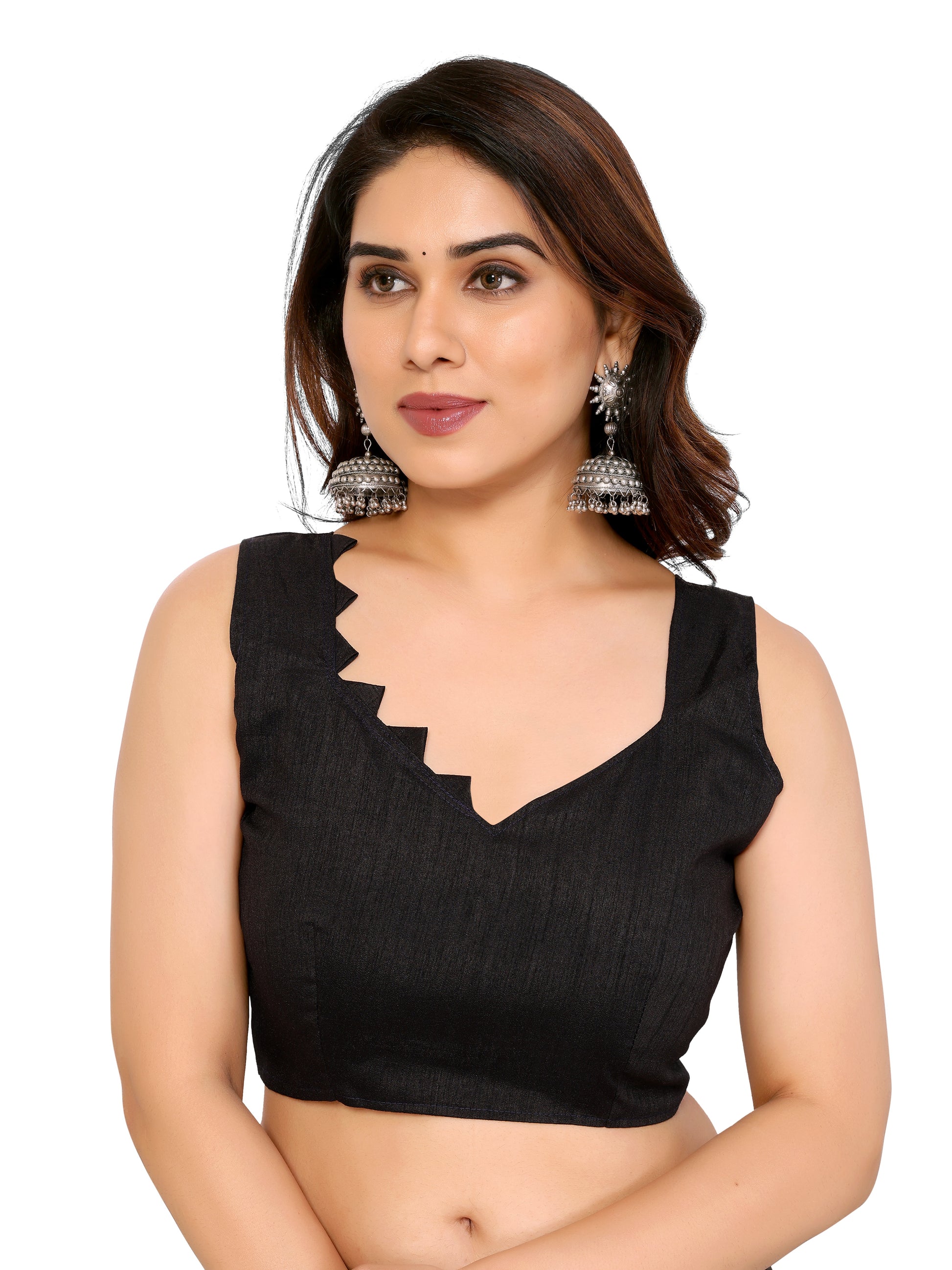 Pre-Stitched Printed Saree in Georgette – Ideal for Daily and Office Look