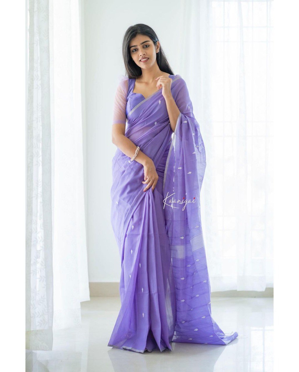 Soft Lilan Slab Saree – Perfect for Festive and Cultural Celebrations