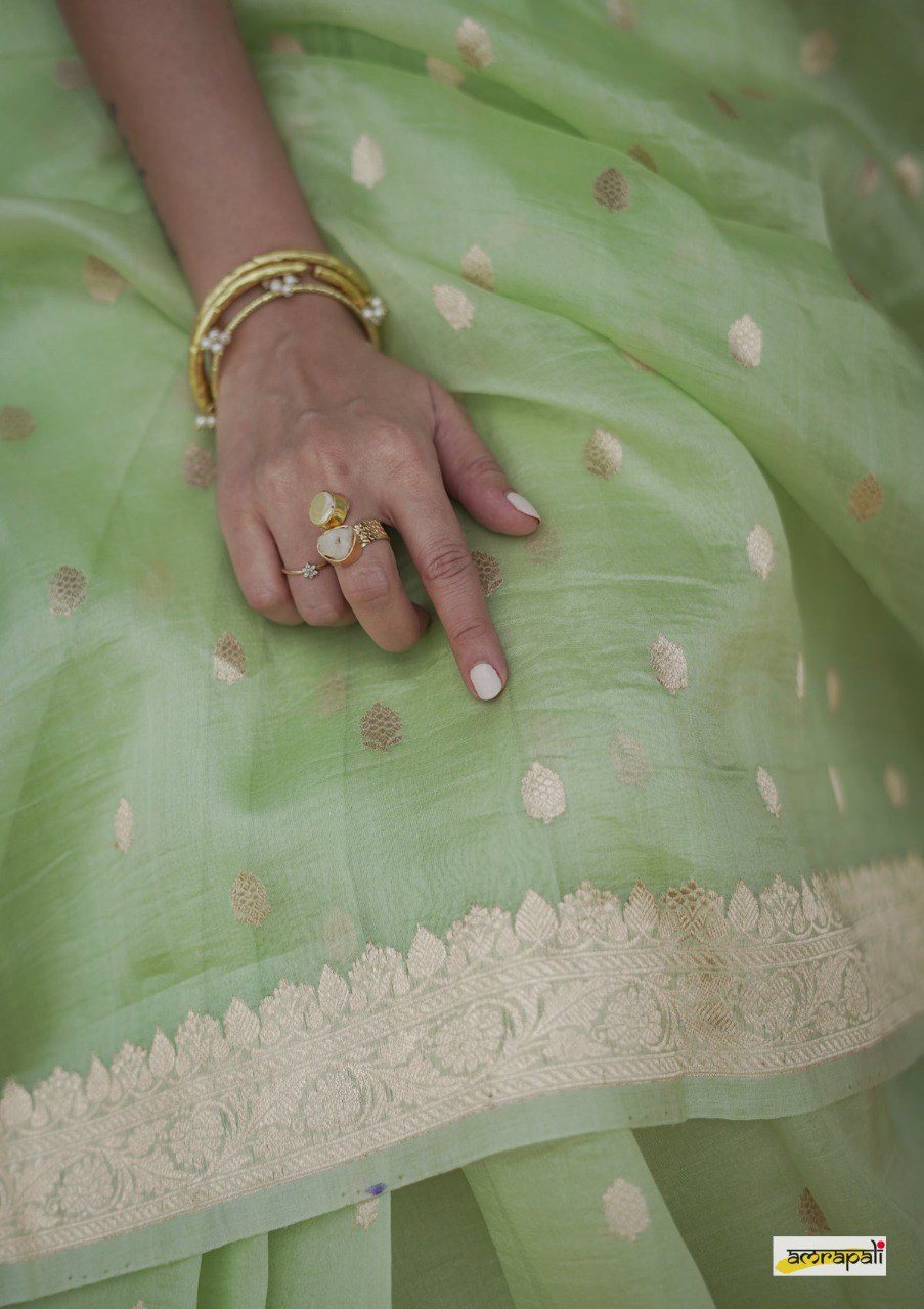 Lilaan Soft Slab Cotton Saree with Rich Weaving Blouse Elegant & Comfortable