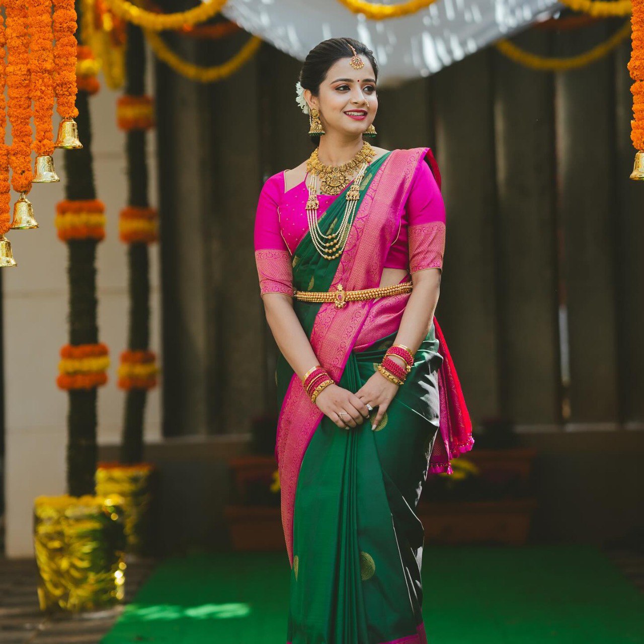New Lounching Beautiful Art Silk Jacquard Border Saree