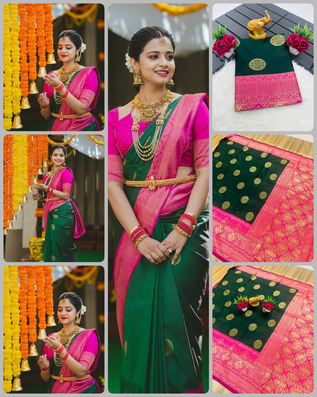 New Lounching Beautiful Art Silk Jacquard Border Saree
