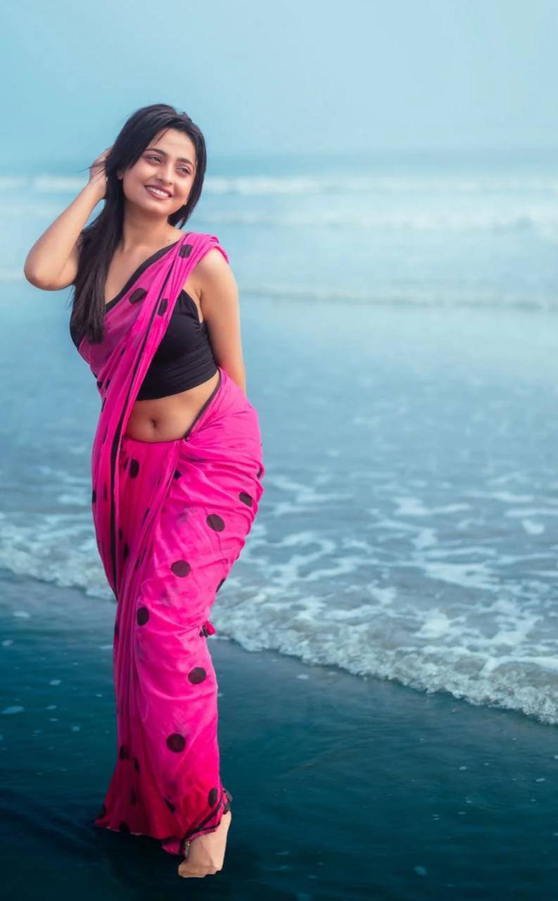 New Lounching specil premium linen cotton saree