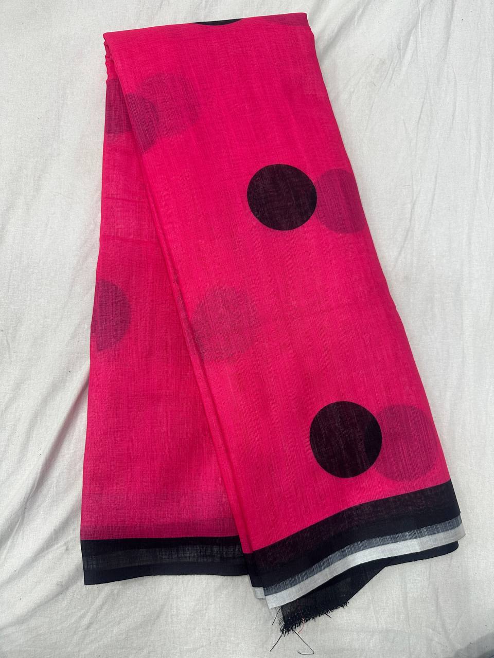 New Lounching specil premium linen cotton saree