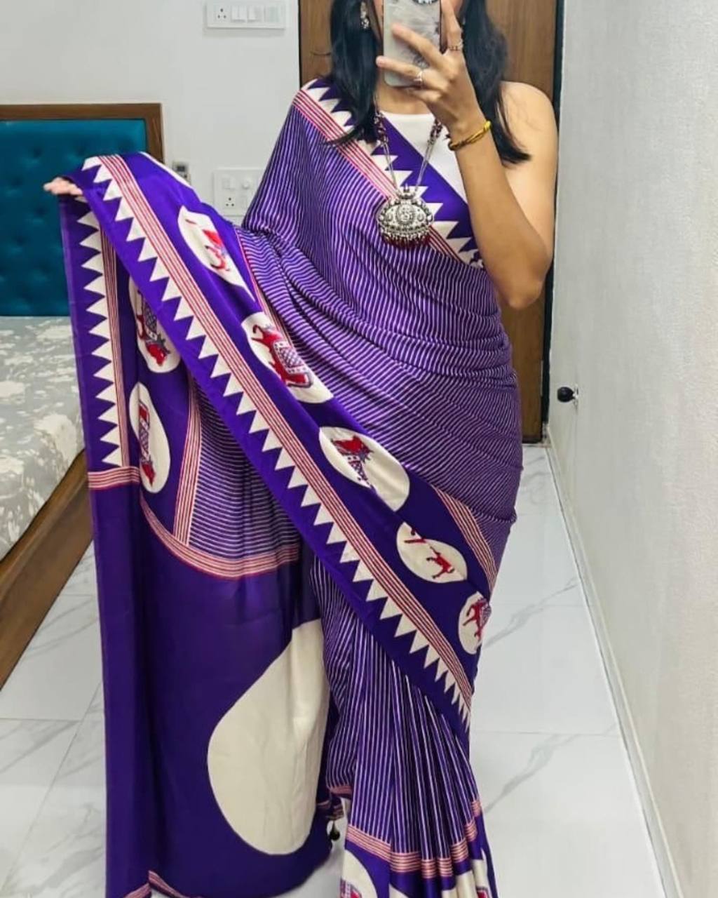 New Lounching pure Gajji Soft  Silk saree
