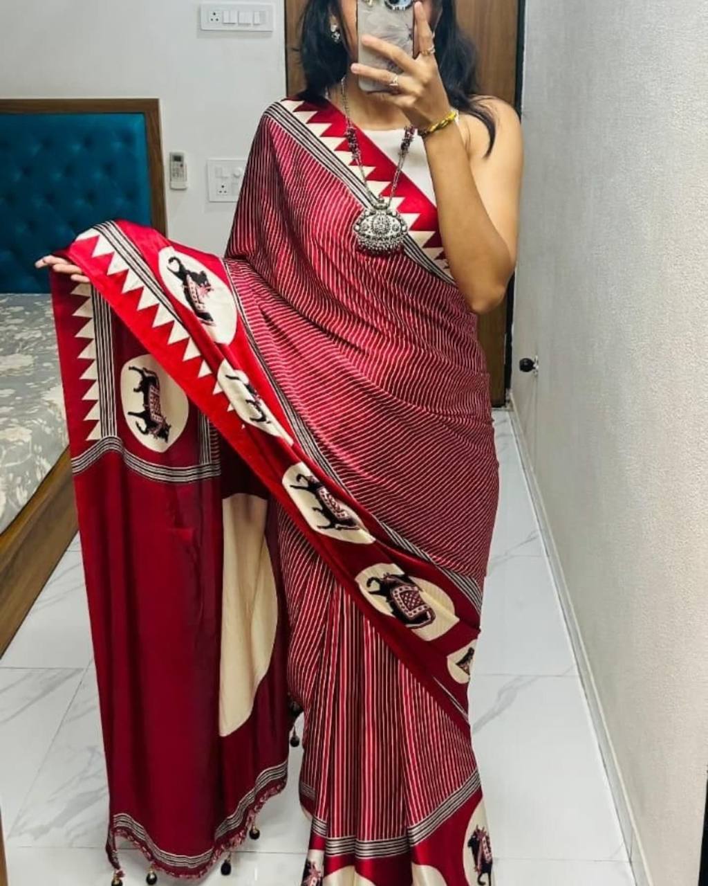 New Lounching pure Gajji Soft  Silk saree
