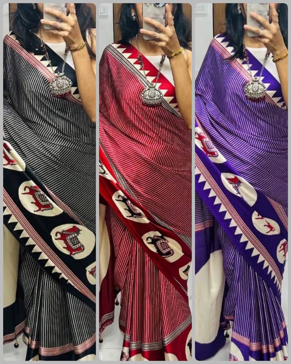 New Lounching pure Gajji Soft  Silk saree