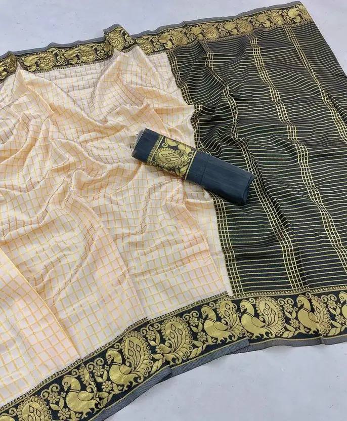 Beautiful Art Silk Jacquard Border Saree