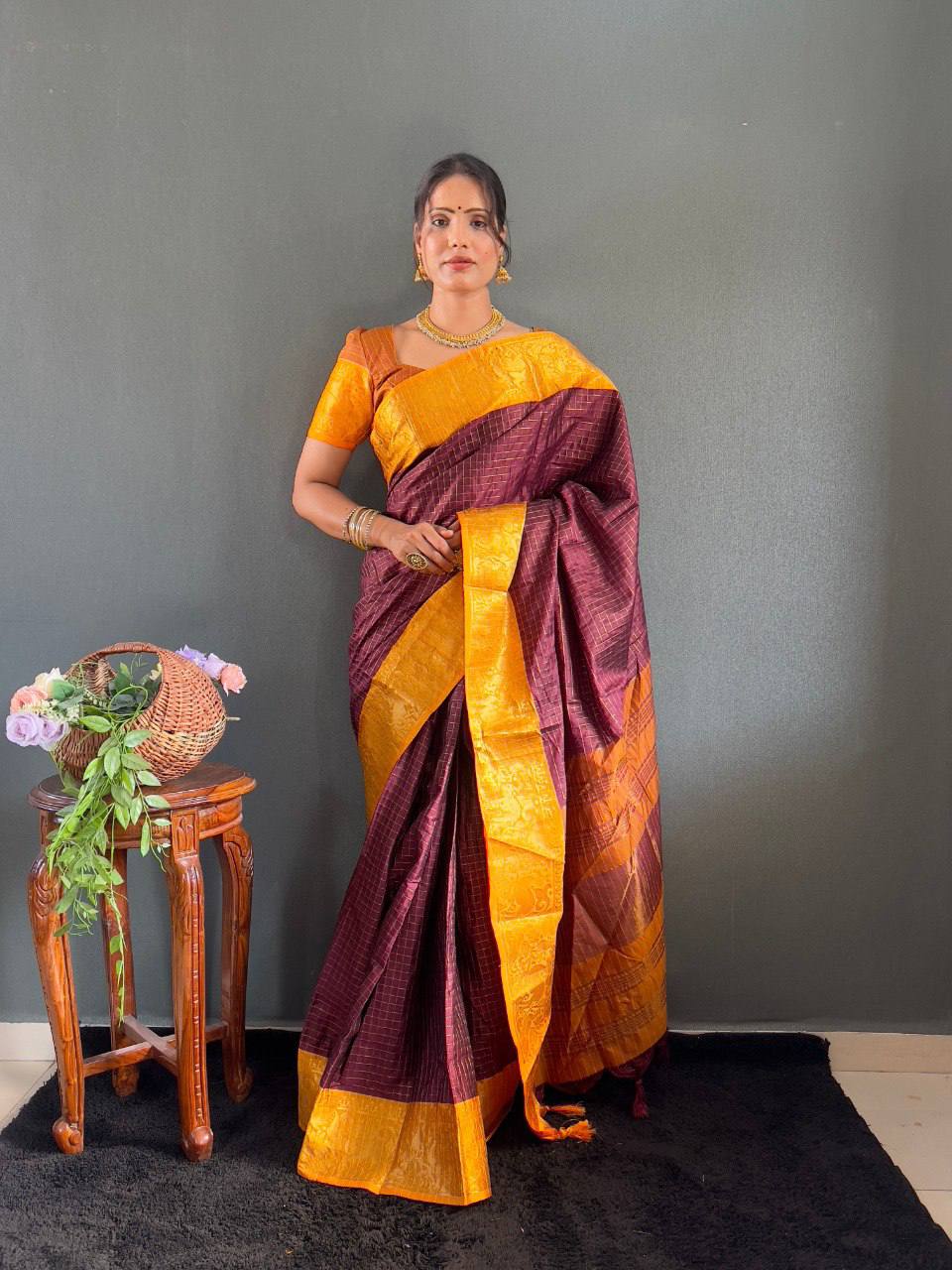We Launching mercerised cotton silk in Exclusive border Self Viweing design