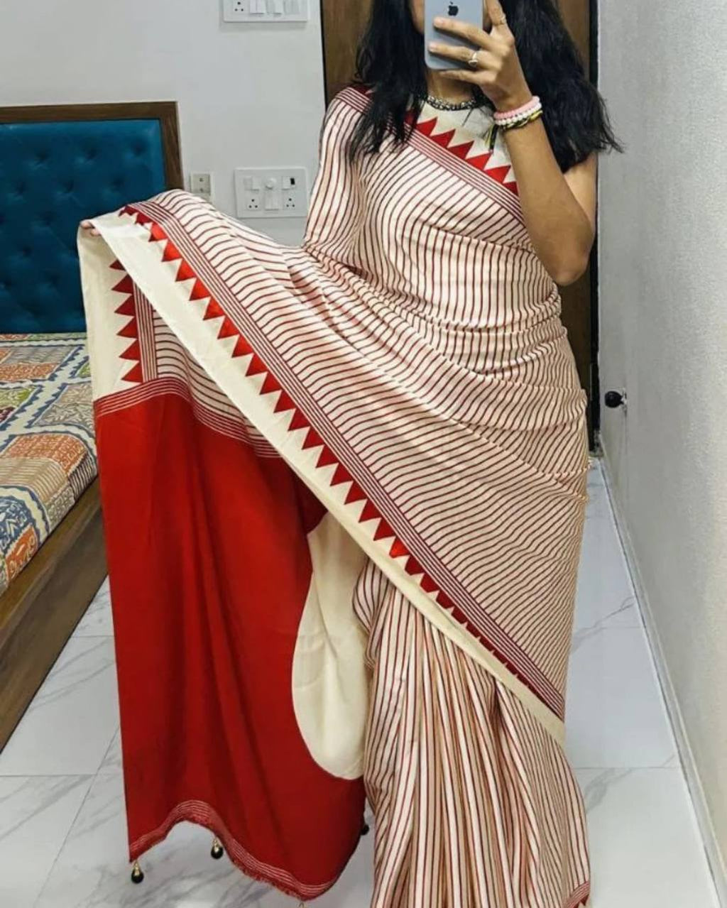 New Launching Pure Gajji Soft&nbsp; Silk saree