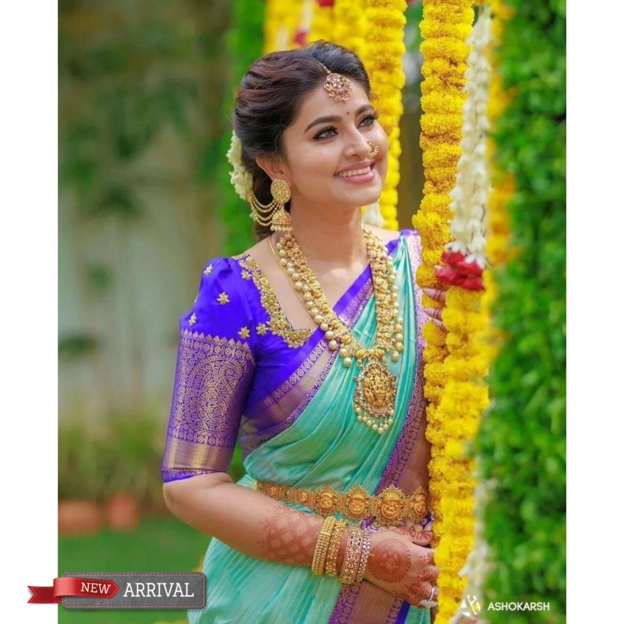 Beautiful Art Silk Jacquard Border Saree