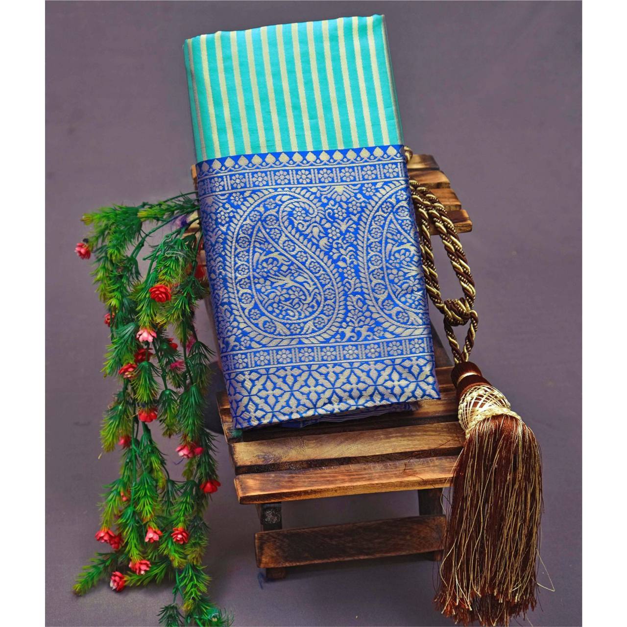 Beautiful Art Silk Jacquard Border Saree