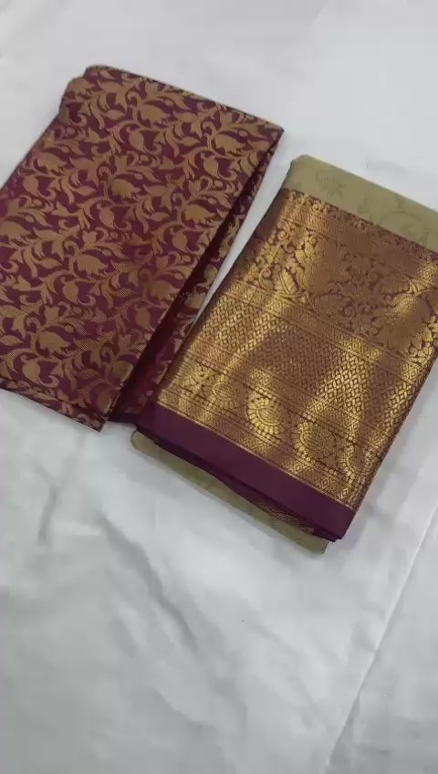 We Launching mercerised cotton silk in Exclusive border Self Viewing design